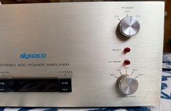 Dynaco Stereo 400 Power Amplifier Vintage 70s Solid State Works Great w/ Manual