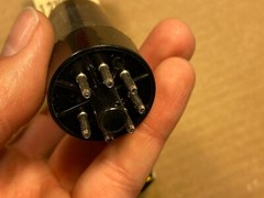 NOS NIB 1950s Sylvania 12V6GT Smoked-Glass Vacuum Tube Black Plates Guaranteed