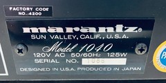 Marantz Integrated Stereo Amplifier w/Orig Box – Tested/Serviced. Re-cap’d PSB.