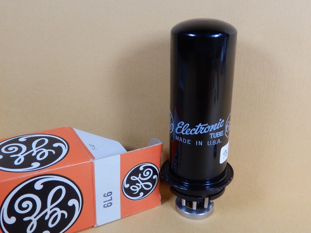 GE NOS 6L6 Vacuum Tube Amplitrex Tested Strong 95% Gm Some HK Leak