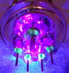 1 NOS Penta Labs JAN 4-65A Vacuum Tube 65-Watt Tetrode URANIUM GLASS See Photos