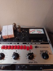 Matched Pair of Amperex 6DJ8 ECC88 Code GA2 TV-7 Tested VACUUM TUBE D-Getter