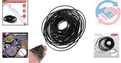 Cassette Recorder Maintenance Rubber Belts – 50PCS Square 40-135MM Mix Pack