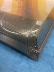 GARRARD 40b 4 Speed Turntable Record Player W Dust Cover WORKS SEE VIDEO England