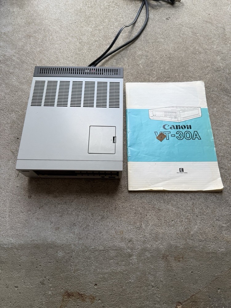 Canon Vtg Tuner-Timer Unit VT-30 (untested) with Manual, Japan