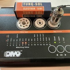 Rare Tung Sol 12AX7 ECC83 Tube Black Plate Triplett Tested 12AX7A B339 7025 L@@K