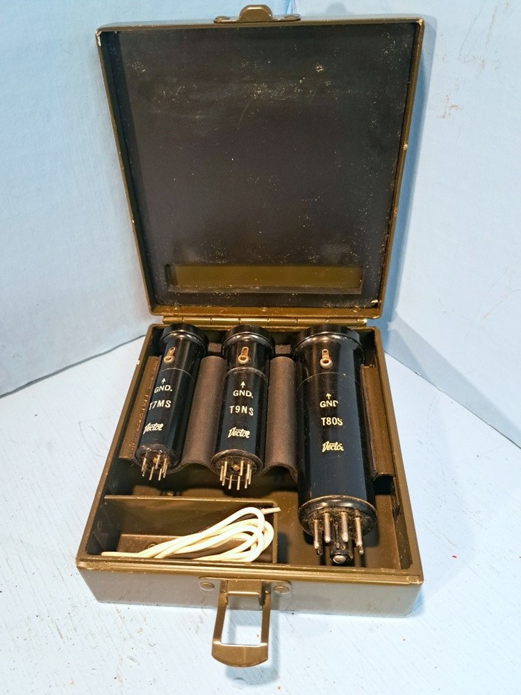 Vector AN/USM-119 Tube Socket Extension Set 7 pin, 9 pin, Octal