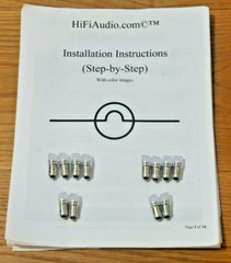 McIntosh MAC 1700 Faceplate and indicator LED Lamps bulbs lights upgrade kit