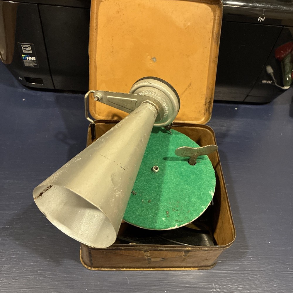 Rare 1920’s Pigmyphone Record Player Working Condition – German