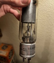 General Electric 6011 / 710 Thyratron Vacuum Tube NOS Grid Controlled Rectifier