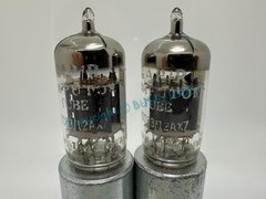 SIEMENS Germany ECC83 SHORT GRAY PLATE TUBES Platinum Matched on AT1000 12AX7