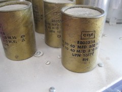 VINTAGE UNIT WITH DYNACO CAPACITOR / TRANSFORMERS—UNTESTED-FOR PARTS