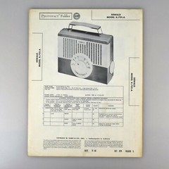 Dewald K-701-A Transistor Radio Receiver SAMS Photofact Service Manual 329-5