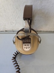 Vintage Koss KO 727 Stereophone Headphones Retro Hi-Fi Audio Studio 1970s TESTED