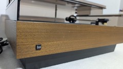 DUAL 1229 Turntable Ch21 Folding Dust Cover Walnut Auto Stop Start Shure M91ED