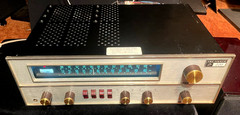 The Fisher 220-T AM/FM Solid State Stereo Receiver -relamped with LEDs-CLEAN!