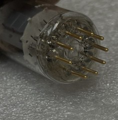 RARE GOLD PIN NOS TELEFUNKEN 6201 TUBE SIM TO ECC801s WEST GERMANY Audio valve