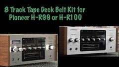 Belt Kit for Pioneer H-R99 or H-R100 8 Track Tape Deck Player Recorder