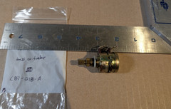 Pioneer SX-700T receiver bass or treble control potentiometer 100k C87-018-A