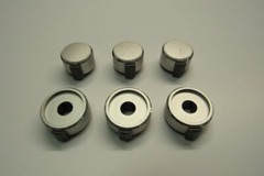 1 ONLY TEAC X-300 X-300R 2-PART MIC LINE OUTPUT CONTROL KNOB