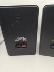 vintage ACUTEX speakers Bookshelf Stereo Mini Transducer System 40w 8 Ohms Japan