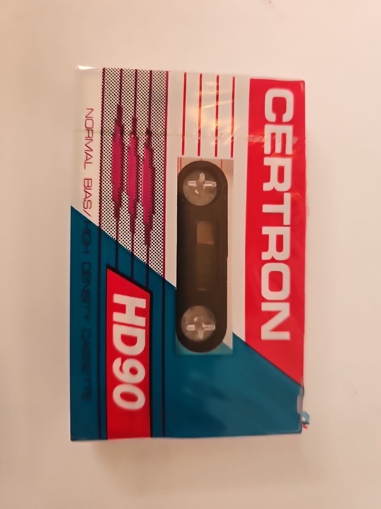 New Certron HD 90 Minute Blank Audio Cassette Tape Type I Normal Bias Sealed