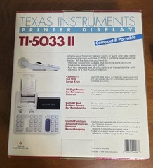Texas Instruments TI-5033 New Printer Display with 3 Rolls of Extra Paper