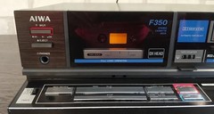 AIWA AD-F350E Rare Vintage Stereo Cassette Deck Warranty Serviced