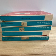 5 BASF Reel To Reel Tapes 2400 Ft With Cutter Box For Reel Tape West Germany