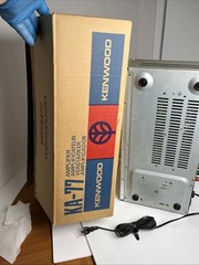 Vintage KENWOOD KA-77 Integrated Stereo Amplifier Original Box WORKS SEE VIDEO!