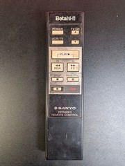 Vintage Sanyo Beta Hi-Fi VCR Model 7150 Made in Japan As-Is
