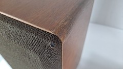 Vintage Realistic Minimus 7W Speakers Cat No 40-2039B Walnut Wood 8 Ohms 40W Max