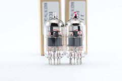 A pairs ECC81 12AT7 6201 TUBES Czech Republic JJ Ring Getter Copper Pillar
