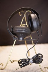 Vintage Morse Supertone Stereohphonic HI-Fi Headphones Model 85274 W/Box NOS?