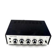 Vtg Realistic MPA-20 Solid State P.A. Amplifier 120V / 12V Mic Preamp Portable