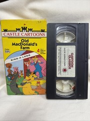 Castle Cartoons Old McDonald VHS Tape 1987