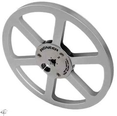 2X 7” Pioneer Silver PR-85 Aluminum Reel to Reel RT-707 909 Empty Take Up Reel