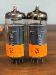 2 Tubes EF804 Telefunken – NOS, Matched pair
