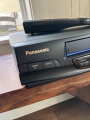 Panasonic PV-V4520 4-Head Hi-Fi Vhs VCR+ Blue Line w/Remote & Owners Manual