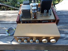 Heathkit W-5M amplifier and Heathkit WA-P2 Preamplifier