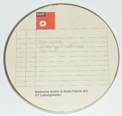 VINTAGE BASF 7″ x 1/4″ x 1800′ REEL TO REEL MAGNETIC TAPE MADE IN GERMANY