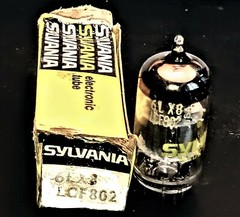 Sylvania 6LX8 / ECF802 Triode Pentode Oscillator NOS NIB Tested Free Shipping