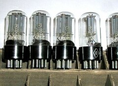 6N8S = 1578 = 6SN7 = ECC32 Radio Tube MATCHED PAIR (2 tubes) FOTON! 1950-60s