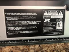 Serviced – JVC SQPB VHS/SVHS DVD/VCR Combo HR-XVC40B + Manual & Original Remote