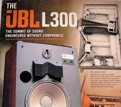 JBL L300 Summit Studio/Home Speaker Poster 19″ x 13″ Audiophile Horns ’75