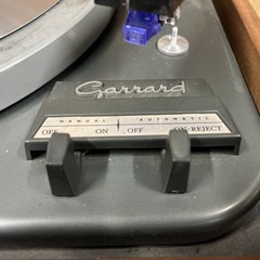 Vintage Garrard A70 Turntable With Clear Molded Dust Cover