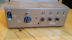 Original LEAK Varislope III preamp with yellow Mullard EF86 tubes