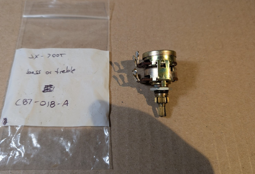 Pioneer SX-700T receiver bass or treble control potentiometer 100k C87-018-A