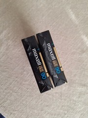 🌟VTG MAXELL UD XL II 90 Japan Type 2 Blank Cassette Tape Sealed~Lot of 2