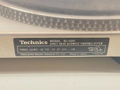 Technics SL-D20 Direct Drive Fully Automatic Turntable Record Player ~ Works!